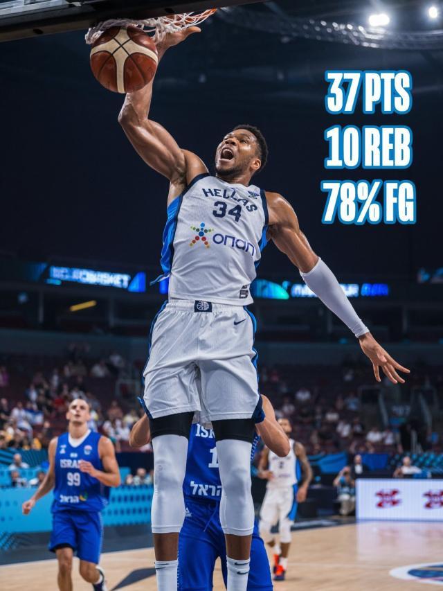 开云体育-没防守三秒照样统治！字母哥欧锦赛连续10场25+10